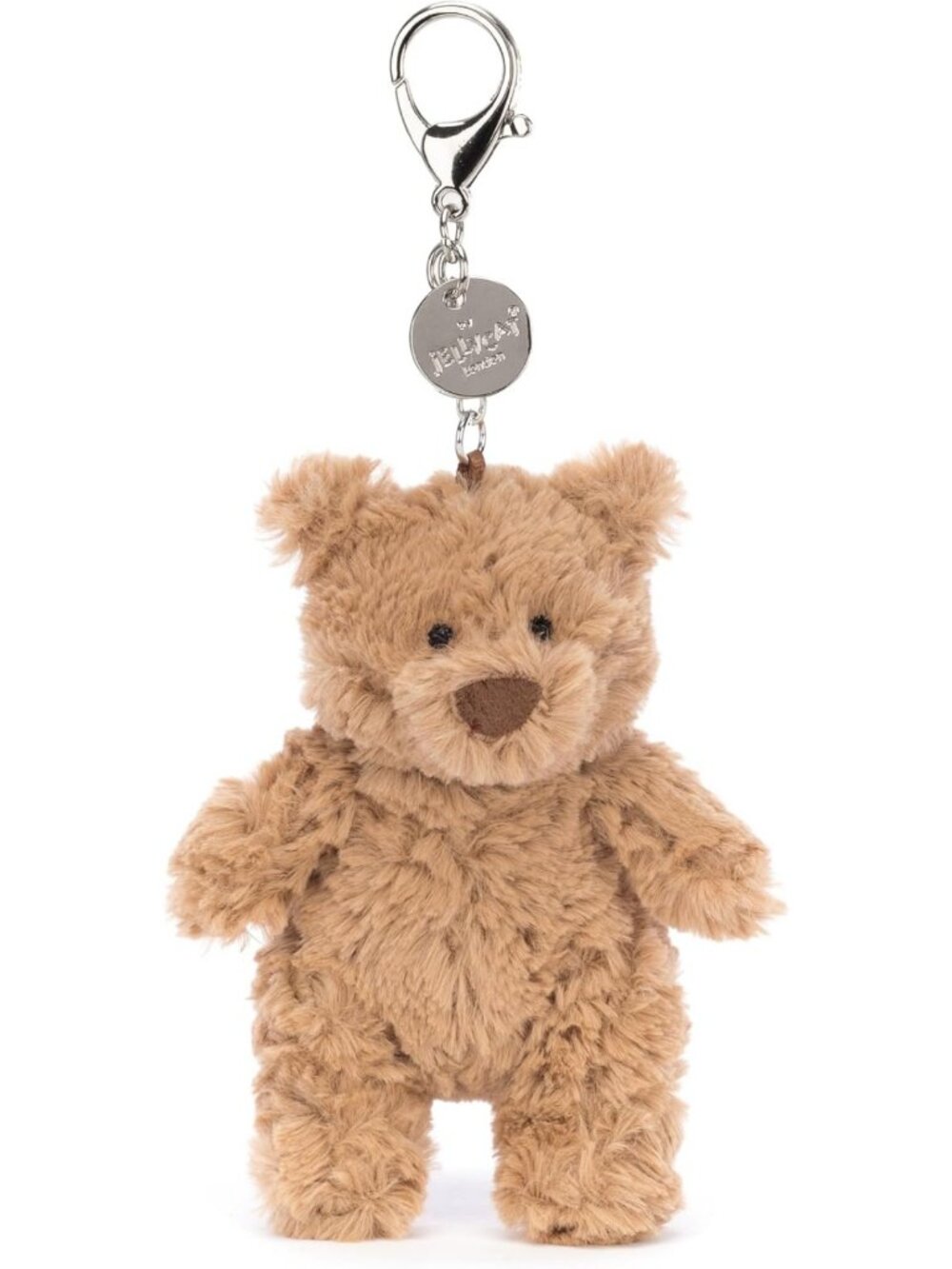 Adorable Teddy Bear Bag Charm Keychain - 4.5" Plush Accessory, Perfect Gift!